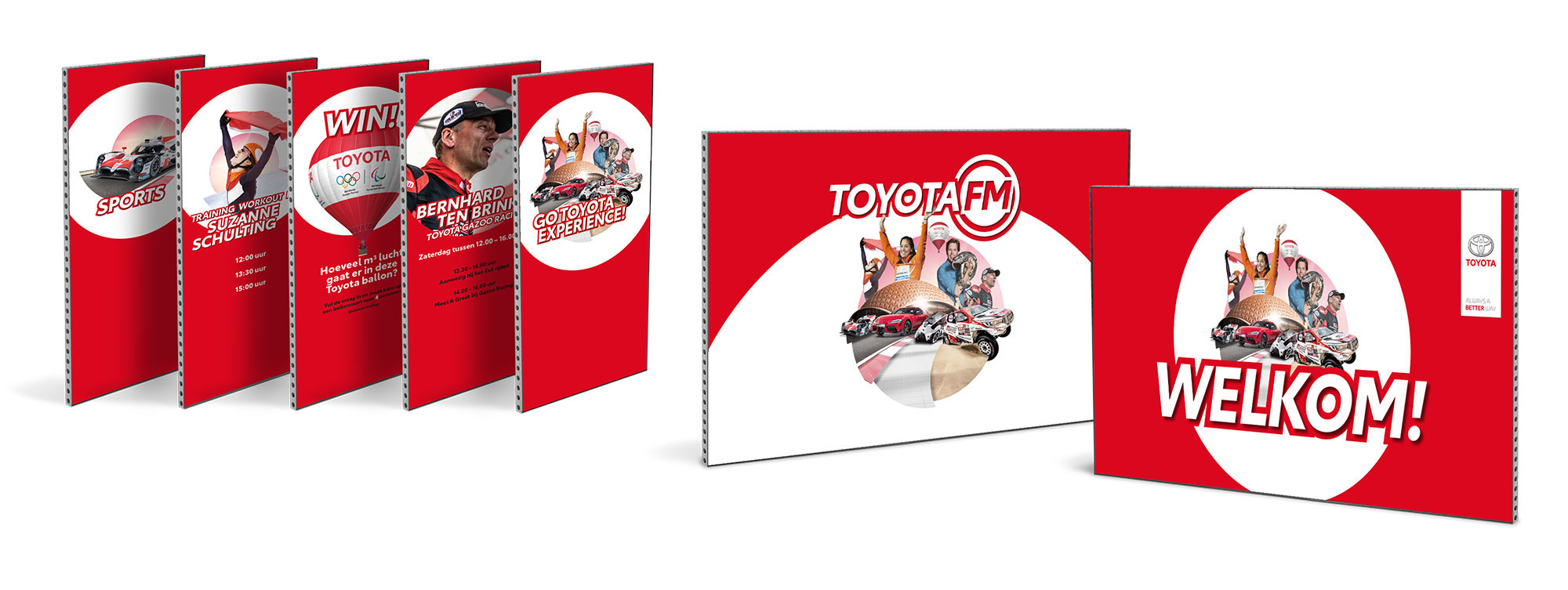 GO Toyota Experience 2019 - banners